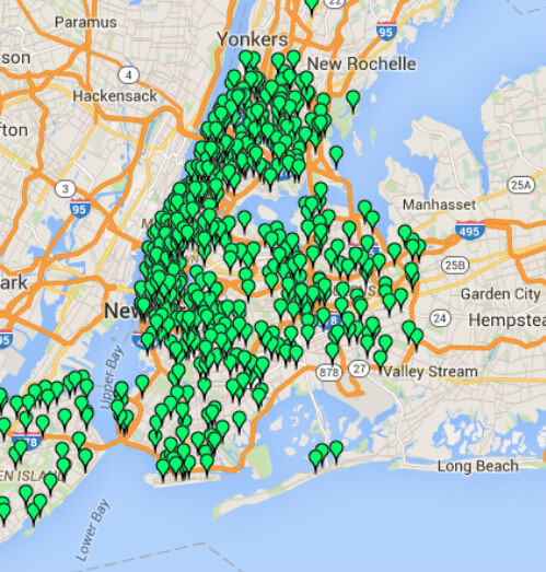 This Map Charts All Of New York City S Public Bathrooms Brooklyn