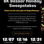 Enter To Win: BK Bazaar Holiday Sweepstakes!