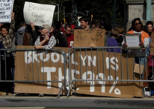 An Occupy Brooklyn rally last year An Occupy Brooklyn rally last year