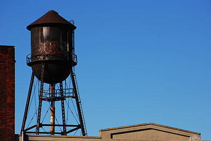 Water tower in Greenpoint