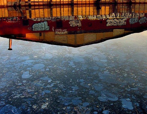 Who wouldnt want to play shuffleboard along the shores of this majestic canal?