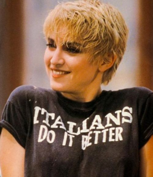 This would be a fun Madonna to be. There is nothing British about her. This would be a fun Madonna to be. There is nothing British about her.