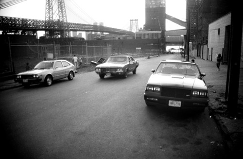 South 4th street by the bridge, 1988