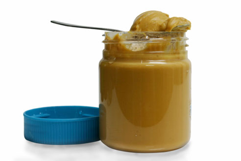 Why use a spoon to scoop out your peanut butter when you could use a pickle?