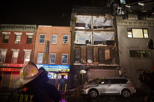 8th Avenue Building Facade Collapse