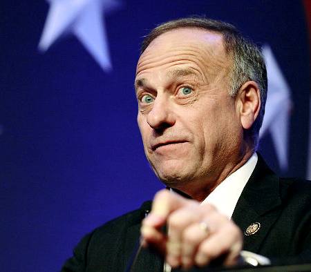 This is Steve King (R-IA) I want him to stay far, far away from my dog and reproductive rights!