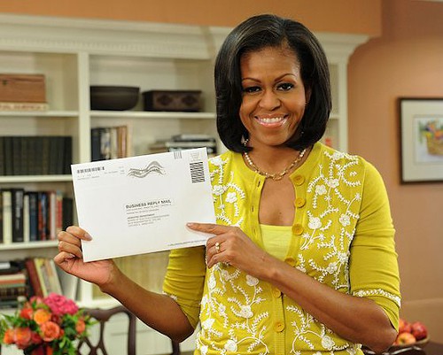 Michelle Obama voted. Dont you want to be like Michelle Obama? You really should. Shes amazing.