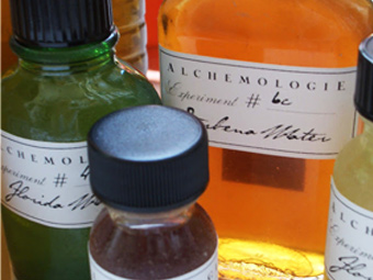 Perfume blends by instructor Julianne Zaleta of Herbal Alchemy