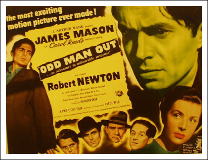 In the movie Odd Man Out James Mason plays Johnny McQueen, the odd man out. In making this list, I realized that I am James Mason. I am the odd man out.