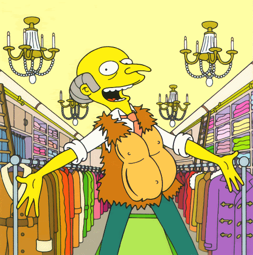 Mr. Burns knew the warmth of a bunch of puppies. He really did. Mr. Burns knew the warmth of a bunch of puppies. He really did.