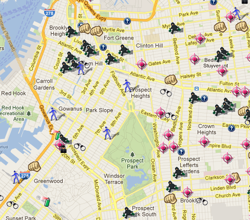 Brooklyn Gang Map