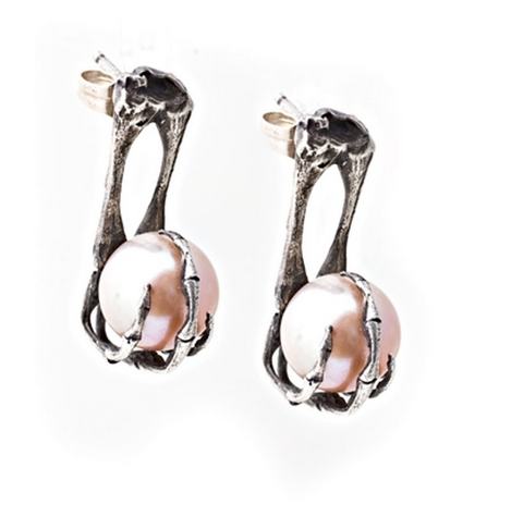 Frog Pearl Earrings