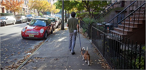 Brooklyn walking Park Slope