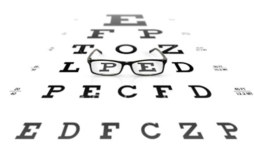 Eye exam prescription glasses