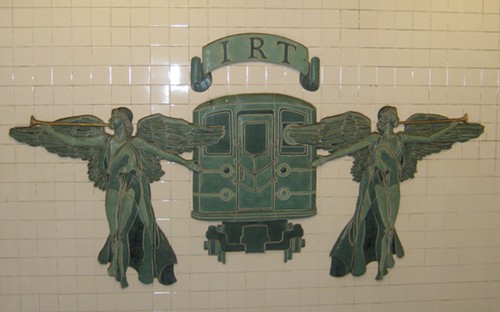 Grand Army Plaza subway station angels