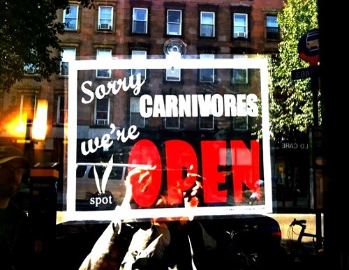 The V Spot Park Slope Brooklyn Sorry Carnivores Were Open!