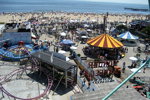View from the Wonder Wheel Coney Island