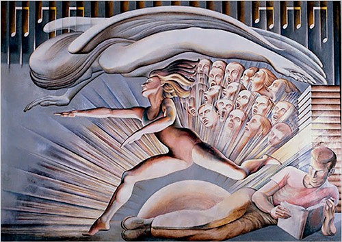 Madison High School war mural Brooklyn