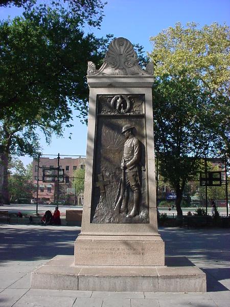 Carroll Park Carroll Gardens Brooklyn war memorial