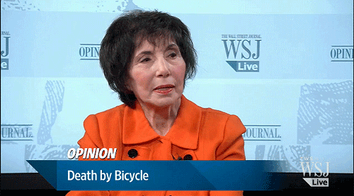 Dorothy Rabinowitz really hates Citibike. Dorothy Rabinowitz really hates Citibike.