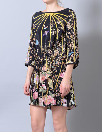 THAKOON Ruched Front Birdcage Dress $439
