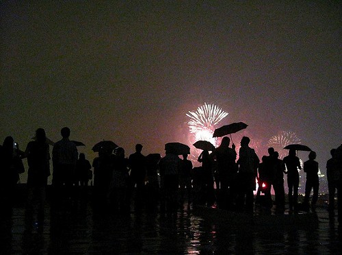 Brooklyn rooftop 4th of July fireworks