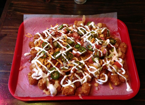 Pork Slope nachos, commence your drooling