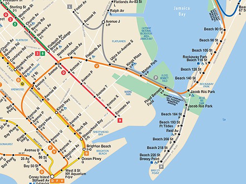 NYC Subway Map imagined new lines