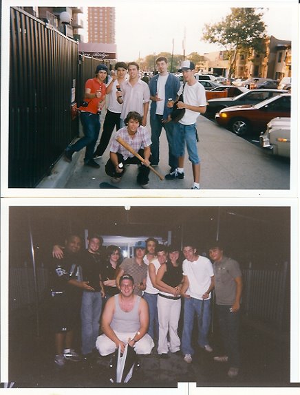 The authors friends, day/night Blackout 2003 NYC Brooklyn