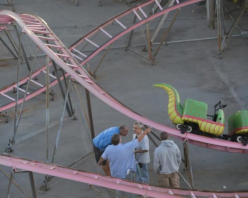 Sea Serpent roller coaster Coney Island