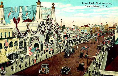 Original Luna Park entrance Coney Island