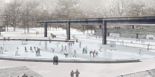 Future Lakeside. No word if skaters will be that transparent. c/o Prospect Park