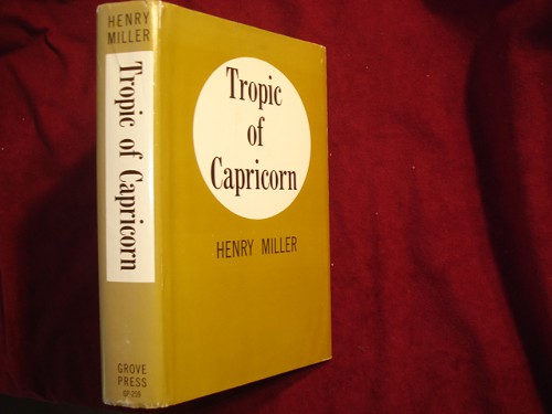 Tropic of Capricorn Henry Miller book cover