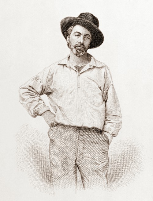 Walt Whitman cocky pose