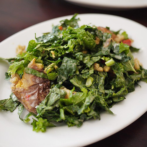 Not the scrambled eggs, obviously.