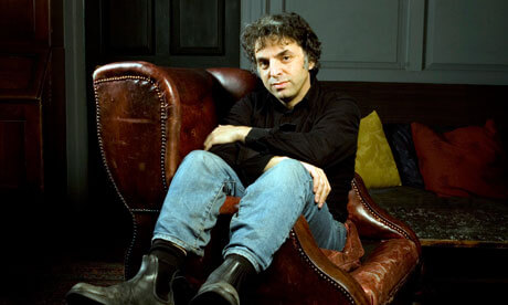 King of comedy  Israeli author Etgar Keret at Blacks Private Club on Dean Street, London.