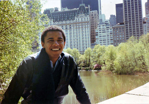 Obama in Central Park. Close enough.