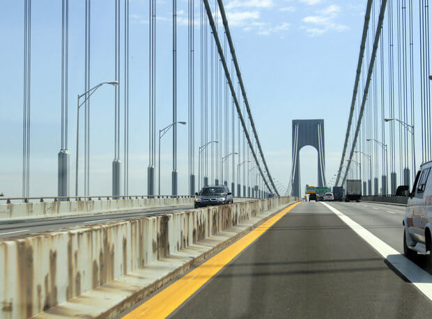 verrazano-narrows bridge car lane