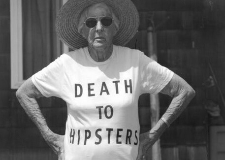 death to hipsters brooklyn elderly t-shirt