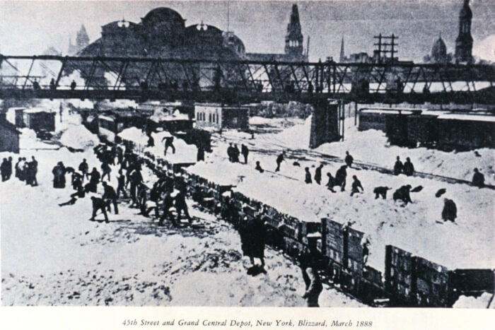New York's worst snow storms 1888