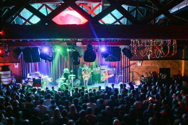 Bell House Show room behind the front room bar. Photo via The Bell House