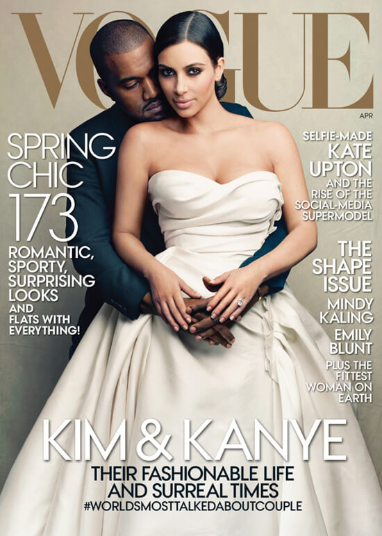Kim Kardashian Vogue Kanye West