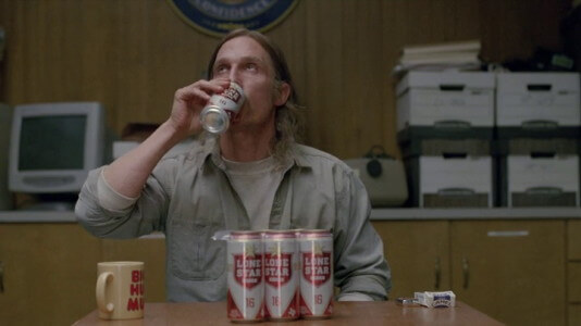 true detective lone star beer matthew mcconaughey