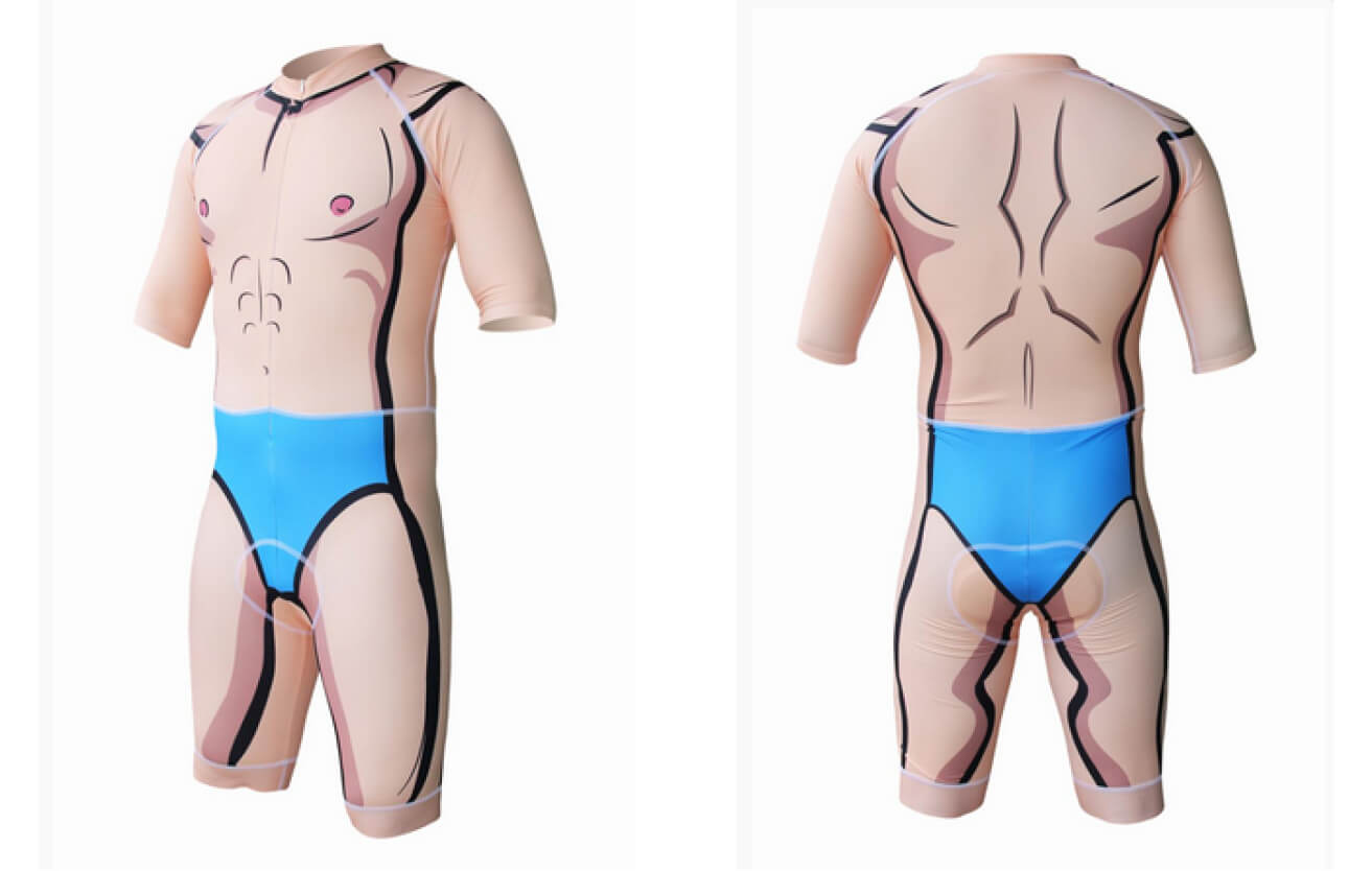 Horrifying New Bike Accessory: Novelty Skin Suits