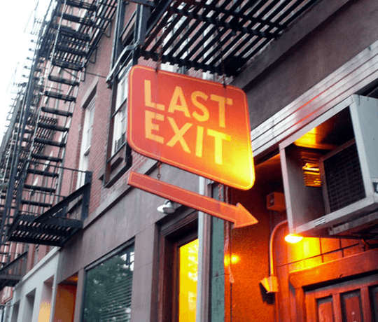 Last Exit Closes at the end of the month