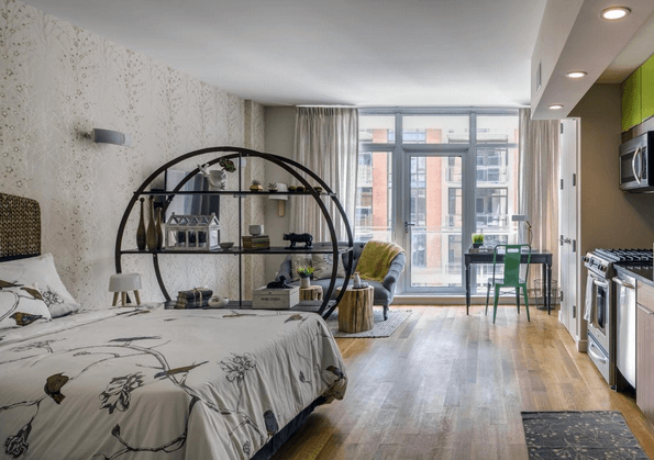 This Williamsburg studio is $2,850/month. And, uh, it's a STUDIO.