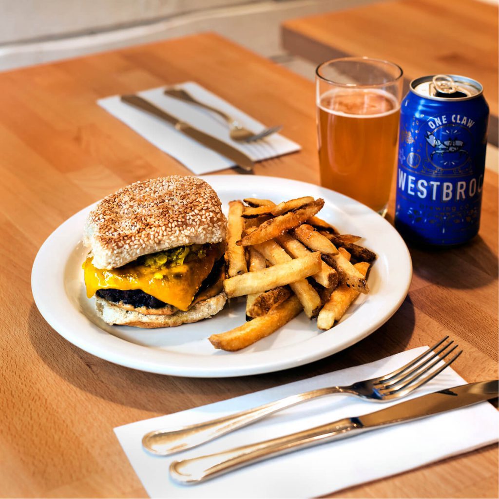 Cheeseburger with Westbrook One Claw.