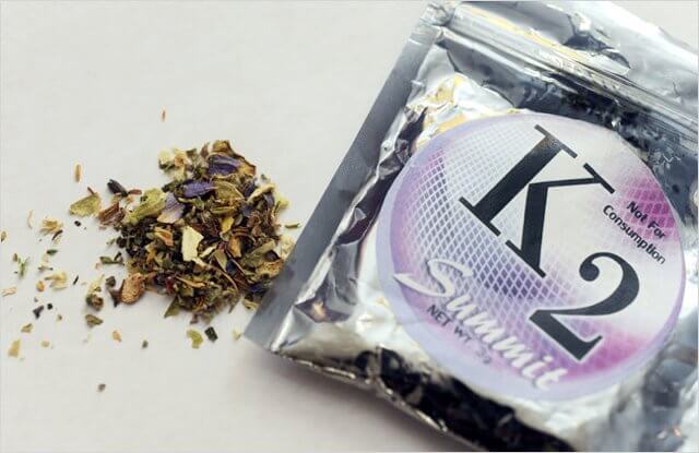 One brand of many illegal, synthetic pot replacements. 