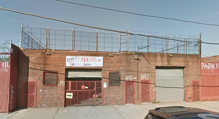 Crown Heights art performance venue 893-897 Dean Street in Crown Heights (Image: Google Street View)