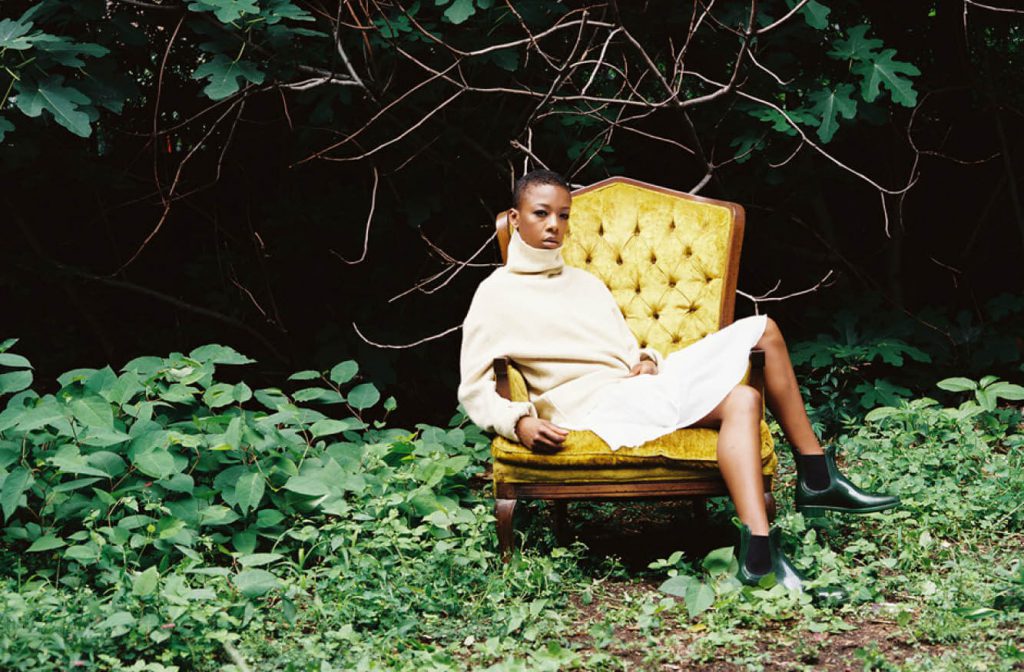 Isabel Marant sweater, Loup Charmant slip, CP Shades tunic, Jeffrey Campbell boots.